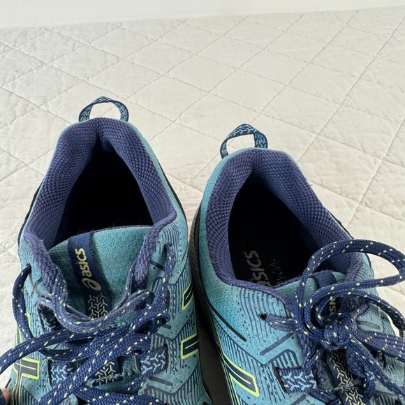 ASICS Gel Venture 9 Womens Wide Running Trail Shoes Deep Teal Pink Sz 9 - Picture 9 of 11